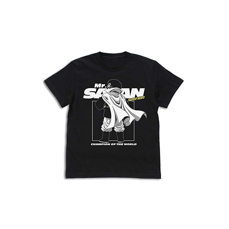Cospa Dragon Ball Z Mr. Satan T-shirt BLACK M Size