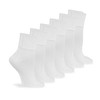 Jefferies Socks Womens Smooth Seamless Turn Cuff Socks 6 Pair