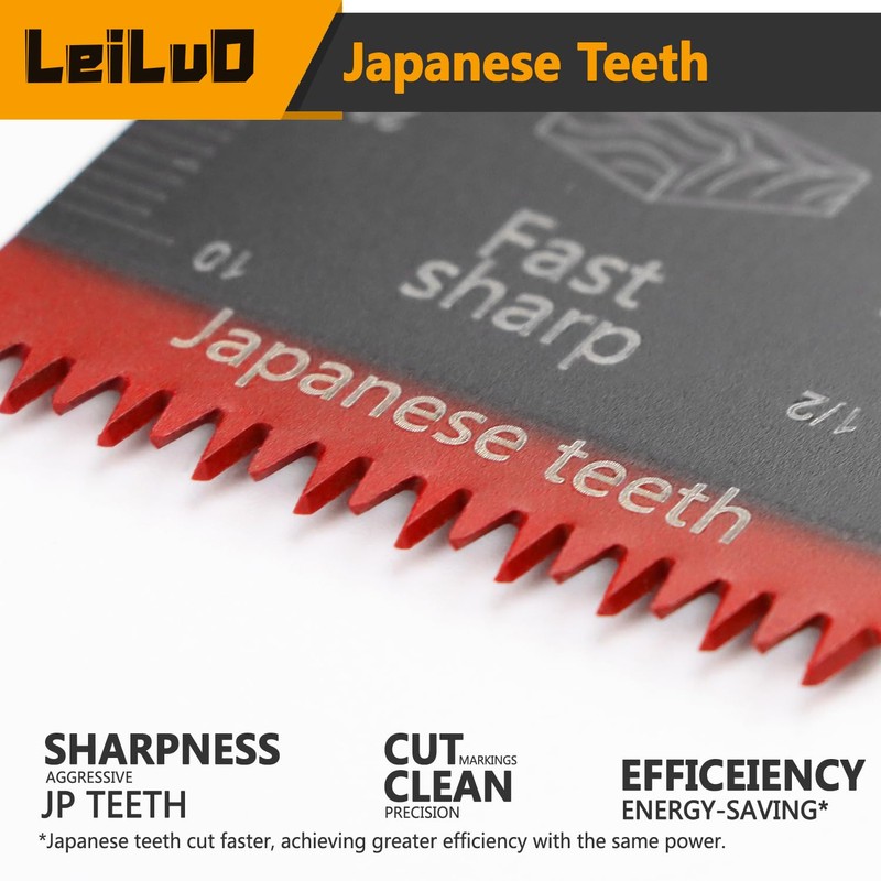 LEILUO 50 Pcs Multitool Blade for Wood Nails Drywall Titanium