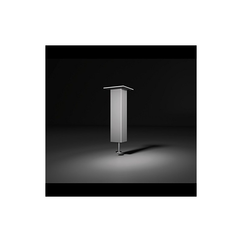 Bar Console Capri Straight 50x50 mm Aluminium Silver/170 mm Pack