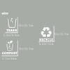 XTRAYXRAY Trash Recycle Compost Stickers 3Packs Recycle Vinyl Decal Sticker
