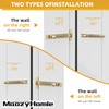 MaozyHomie 4 Inch Solid Brass Surface Bolt, Heavy Duty Concealed