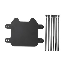 Sur Ron Front Number Plate, Motorcycle Plate ABS Plastic Replacement for SurRon Light Bee X Electric Bike Front License Plate, Black Matte ABS with Fitment Light S X DH Fork Bikes