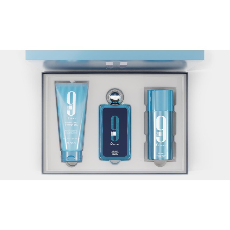 Afnan 9 Am Dive Perfume Gift Set – Eau De