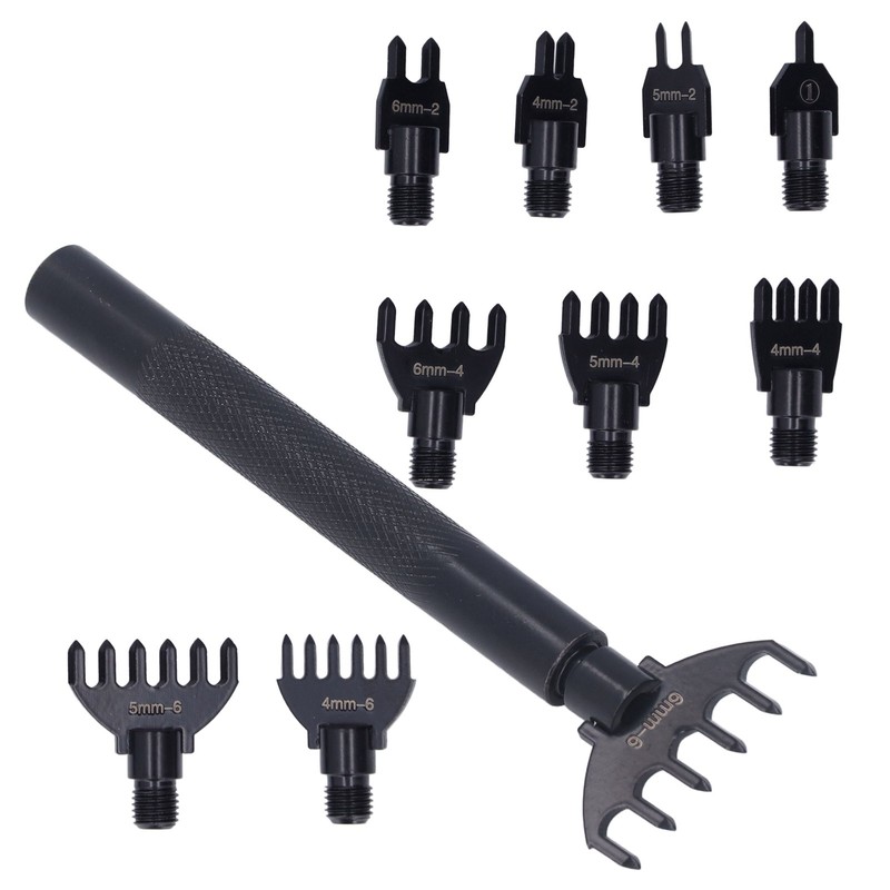 Leather Hole Punch 10 Punch Tips High Carbon Steel Wear