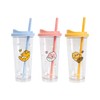 Kakao Friends KF Clear Tumbler Straw Large Capacity 591ml, KF