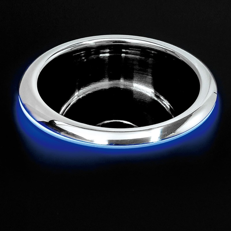 Young Marine Stainless Steel Cup Holder with Light and Drain
