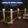 Solar Post Cap Lights Outdoor 12pack, Waterproof Fence Post Lights
