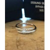 Avon CZ 925 Sterling Silver 925 RJ Bypass Ring Size
