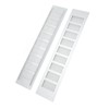 2 Pcs Air Vent Ventilation Grille Aluminium Alloy Rectangular Vent