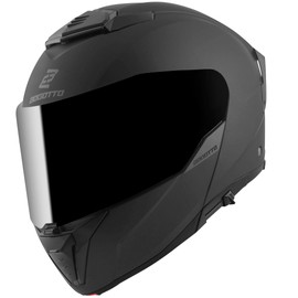 Bogotto FF404 Solid Flip-Up Helmet, Matte Black, S