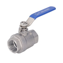 Ball Valve Straight 2 Piece Full Port Stainless Steel Female Thread DN25 Ball Valve for Faucet Water Tap