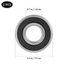 UEETEK 2pcs 6203-2RS Bearing Shielded Deep Groove Ball Bearing Wheel