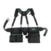 Masterforce 18 Pocket Pro Carpenters Tool Belt Adjustable Suspenders 2
