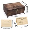 Oxmidud Wooden Share Love & Memories Box with 50 Pcs