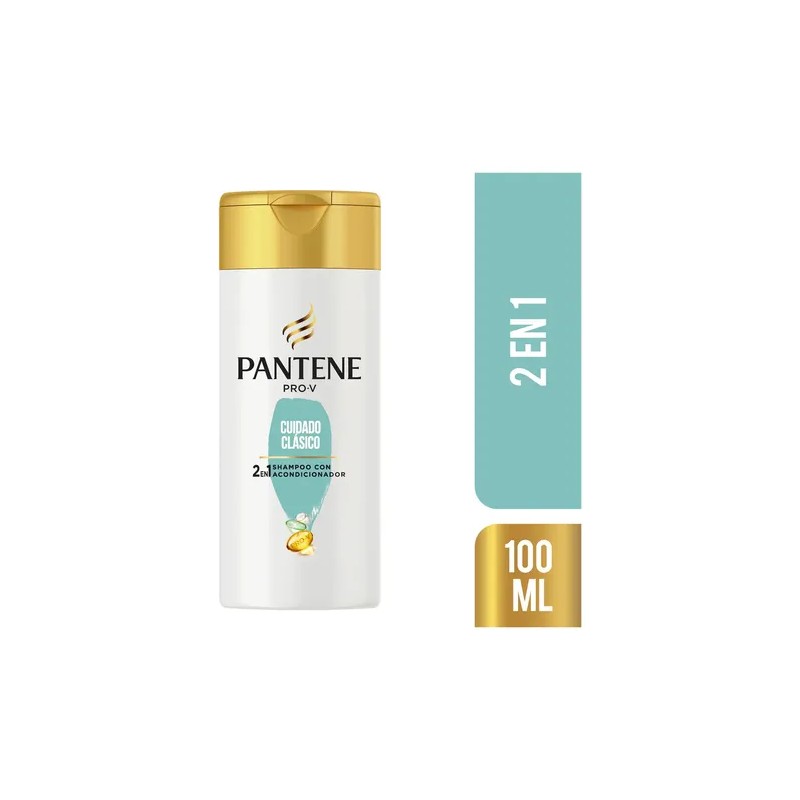 Shampoo Acondicionador Pantene Pro Clásico 2en1 Mini 100ml