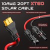 10AWG 20FT XT60 Solar Charging Cable, GIBBAB Solar Panel Connector