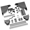 Sliding Gate Kit with Wheel,Heavy Duty Fence Gate Frame Kit