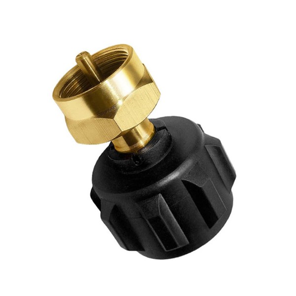 TopHomer QCC1 Solid Brass Propane Refill Adapter, Fits 1LB Bottle