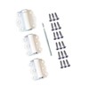 QCAA Door Spring Hinges, 2-3/4", Each Set Including 2 PCS