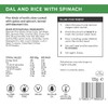 Firepot Dal and Rice with Spinach (Regular) - Healthy Vegan