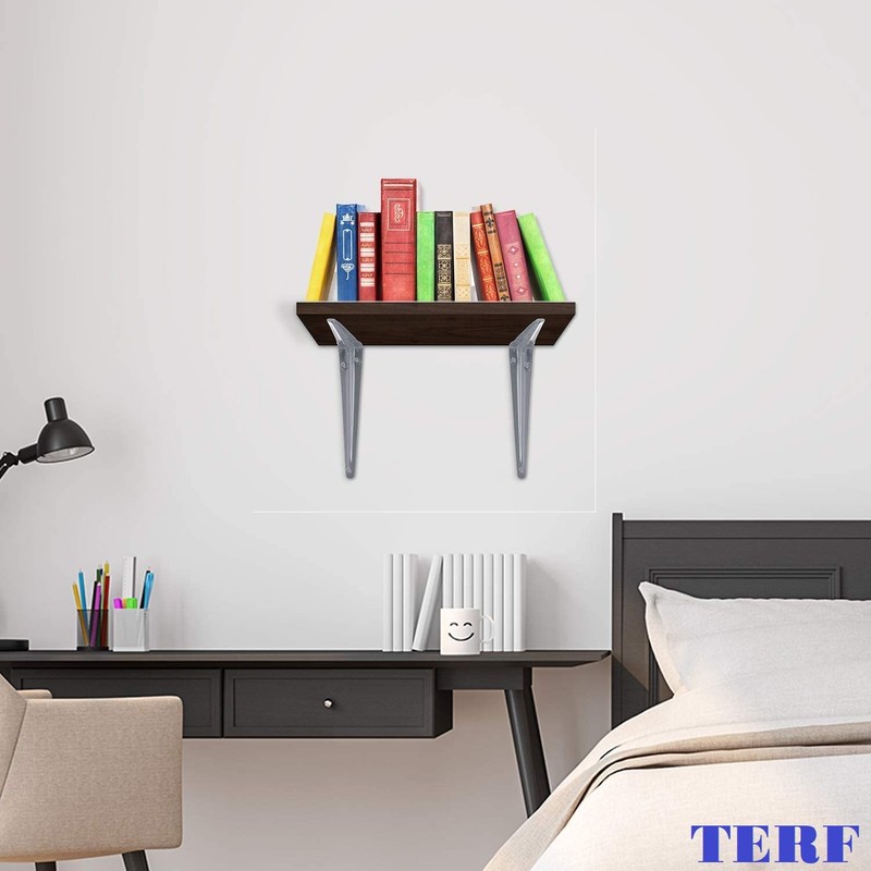 TERF® London Shelf Bracket Grey 125mm X 100mm (5 X
