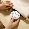 Miffy Handheld LED Makeup Mirror, Foldable 2-Side 1x/10x Magnification,Pocket Small