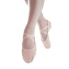 Danzcue Adult Split Sole Canvas Pink Ballet Slipper 8 M