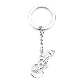 MUCOOS Guitar Keychain,Stylish Musical Keyring for Music Lovers, Music Instrument Keychain,Music Charms, Musical Gifts for Thanksgiving and Teacher's Day