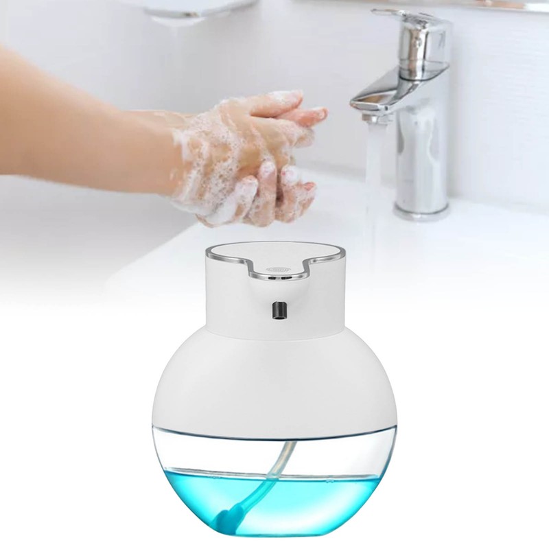 Automatic Soap Dispenser Touchless Rechargeable IPX5 Waterproof Wall Mounted Induction