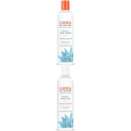 Cantu. Weightless Smooth Crema Para Rizos, 10 fl oz + Weightless Smooth Gel, 10 fl oz