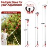 tonchean Fruit Picker, Adjustable 51-91'' Fruit Picker Pole Tool with