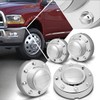 (2 Front+2 Rear) 4Pcs Chrome Wheel Center Hub Cap Compatible