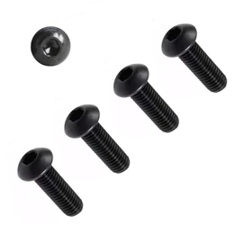 TERF® M6 X 35mm Hex Socket Cap Button Head Machine Screws Black High Tensile Grade 10.9 Machine Screw M6 (6mm) X 35mm Allen Key Hexagonal Socket Bolts - Pack of 20
