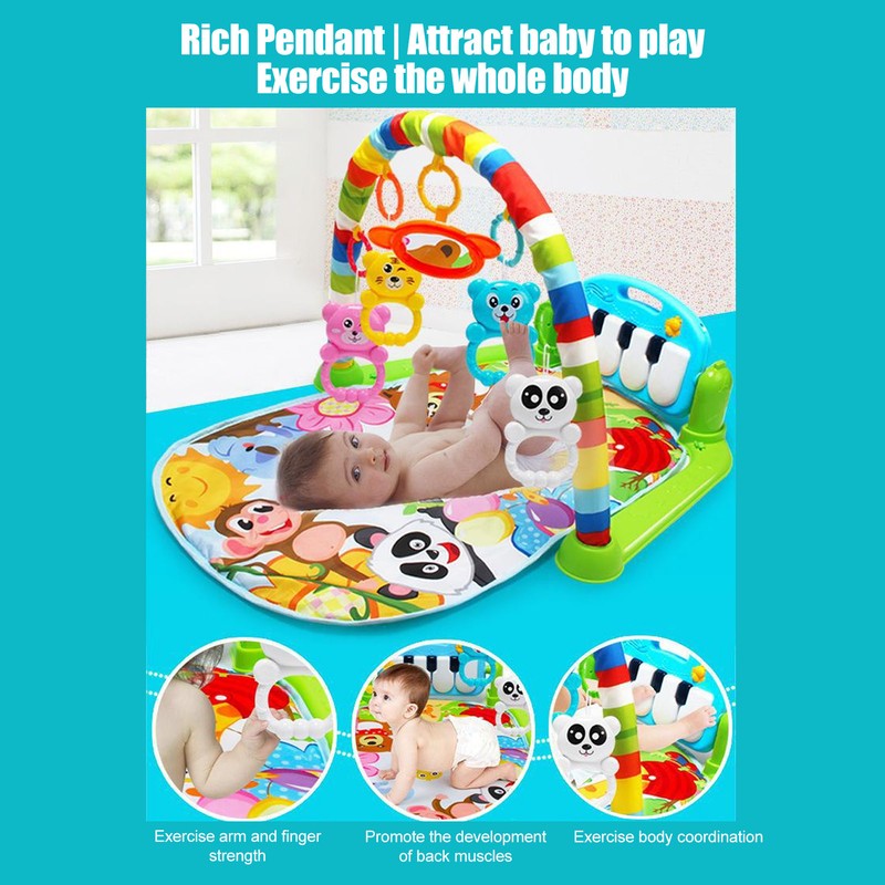 Baby Kick Play Piano Soft Skin Friendly Educational Removable Infant