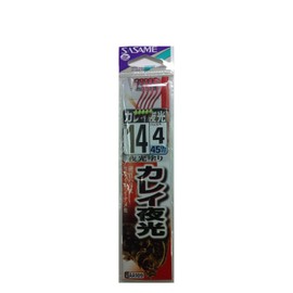 ささめ針(SASAME) AA109 カレイ(赤)夜光糸付 14 4