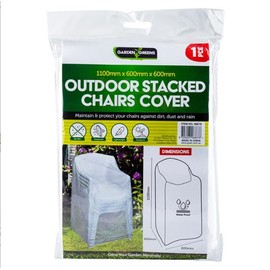 LEDON Cover Seat Garden Chairs 60cm x 60cm x 110cm Washable Seat Covers for Pets, Kids, Dust Protection Clear Plastic Dining Chair Protectors