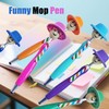 (6 pcs) Hat Tip Mop Top Pen, Mop Head Pens