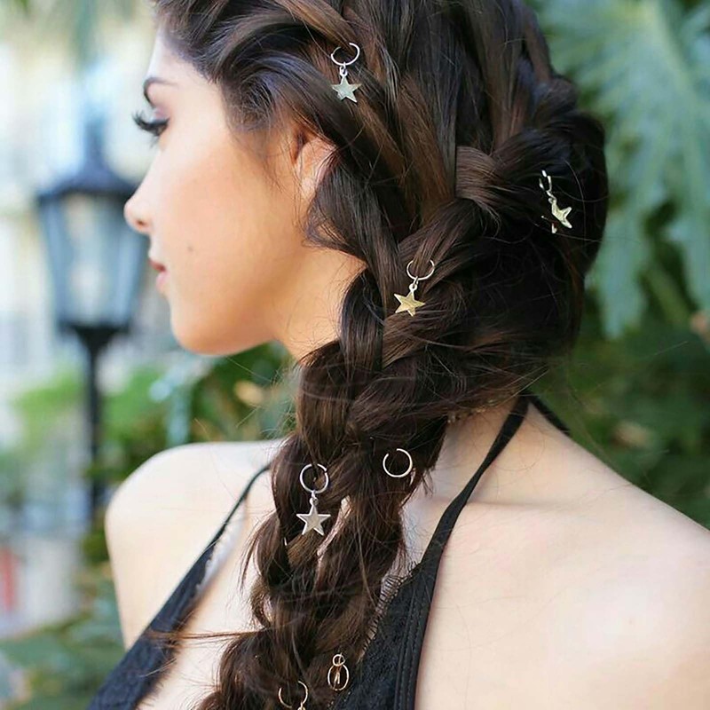 Olbye - Horquilla para el pelo, diseño de estrella, color