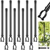 Hicarer 9 Pcs 1-3/8" Chain Link Fence Post Extender 25