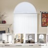 Arch Small Window Shade Curtains Half Circle Moon Pleated Blinds