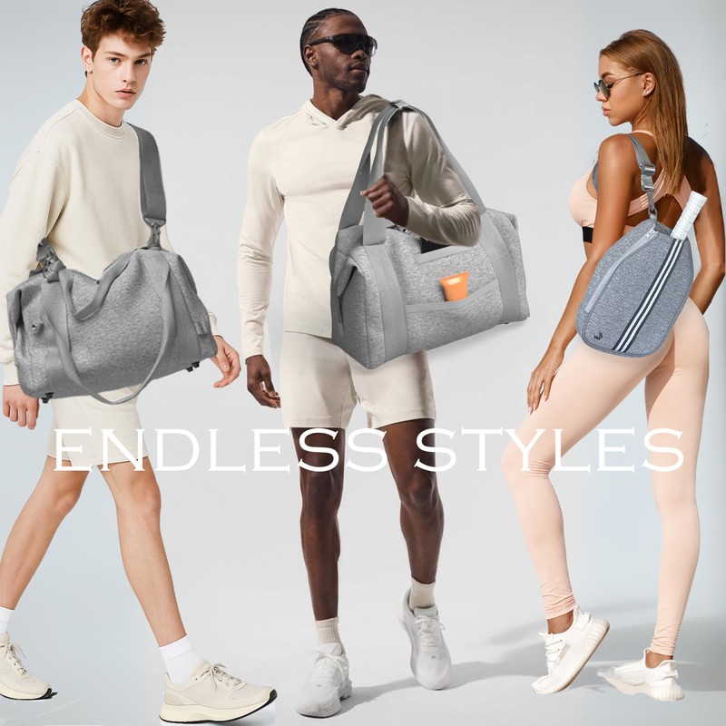 LITMON Pickleball Bag – Neoprene Duffel with Detachable Paddle Case,