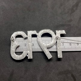 Personality African Women red sorority letter society 1913 Metal Pearl Brooch pin