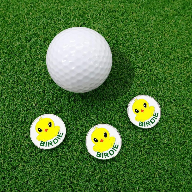 FINGER TEN Golf Ball Marker for Ladies Men Value 6