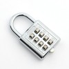 Button Combination Lock Small Padlock Security Products 2ea
