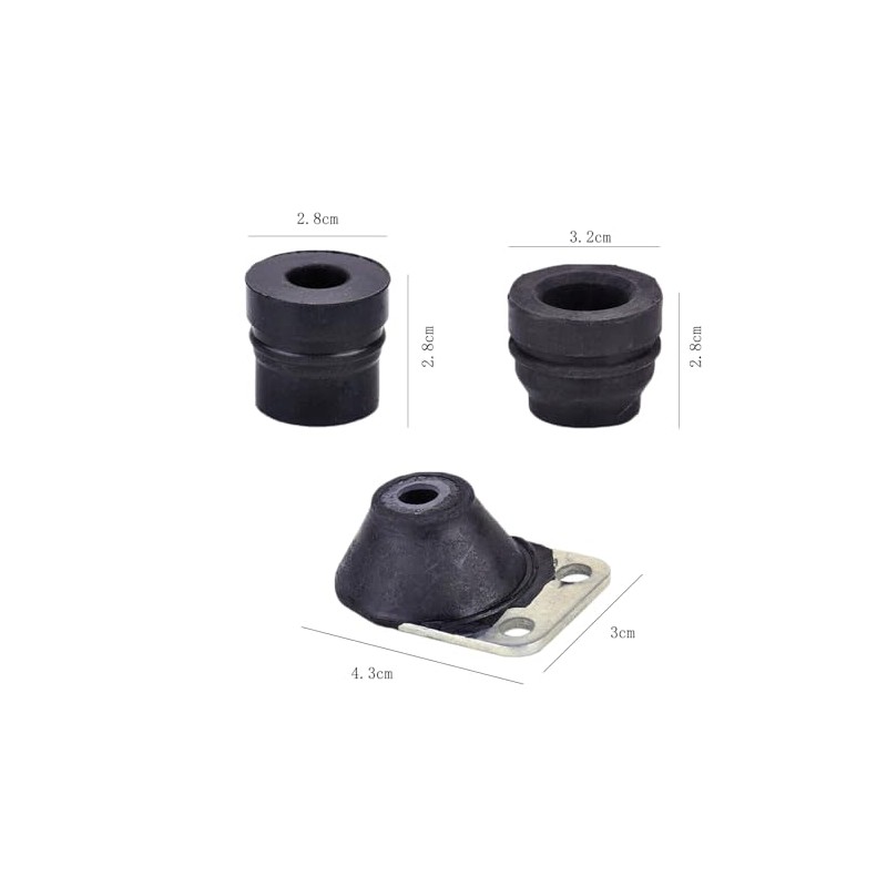 Aiyomi 7-Piece Vibration Damper Set Rubber Buffer Ring Buffer for