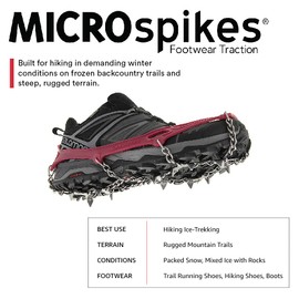 Kahtoola MICROspikes Footwear Traction - Medium - Red