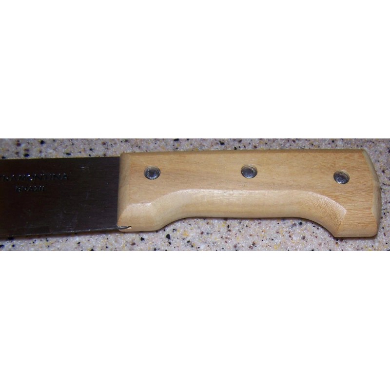 Tramontina Brazil Bush Machete Wood handle 18" Blade 1070 Carbon