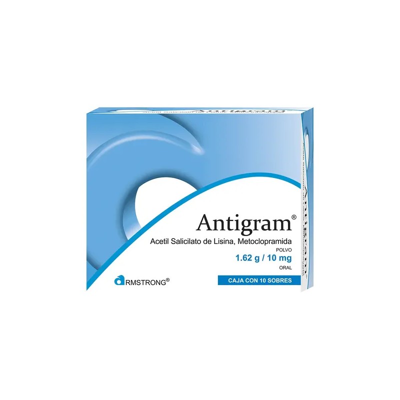 Antigram Polvo 1620 Mg/10 Mg, 10 Sobres