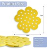 Xaspac 4 Pack Floating Bee Island, Bee Watering Station for